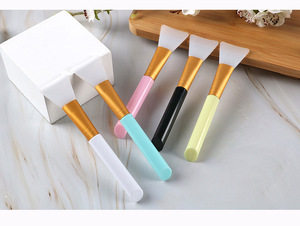 Luma mềm Silicone <span class=keywords><strong>Mini</strong></span> Mặt nạ bàn chải mặt bùn <span class=keywords><strong>Applicator</strong></span> đất sét công cụ với kem che khuyết điểm đẹp Spatula công cụ - Product Image 5