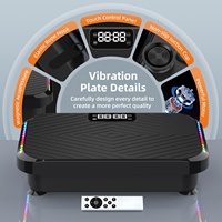 Plateforme vibrante 3D pour exercices, 99 niveaux, 330 LBS, écran tactile LED - Entraînement du corps entier pour la perte de poids, utilisation à domicile