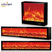 Support Personnalisation 1000mm 2000mm Décor Intégré Atomisation Électronique 3d Vapeur Cheminée Électrique Simulation Effet Flamme