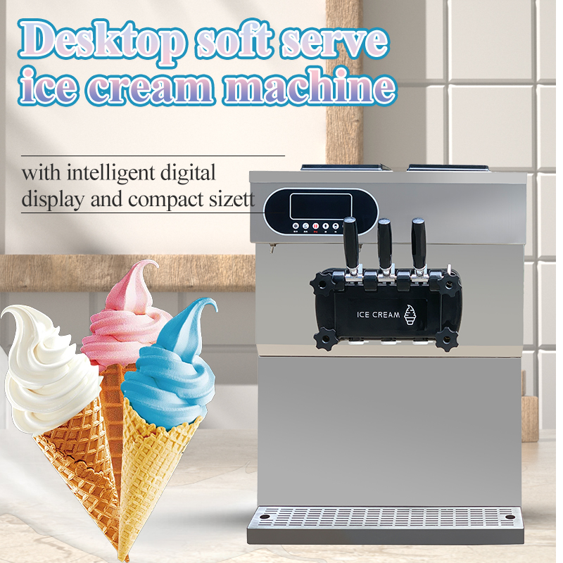 XY-Z965 Vertical Soft Ice Cream Machine - 28L/H Capacity