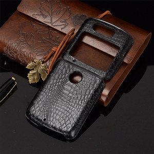 Funda de piel sintética de lujo con patrón de cocodrilo para <span class=keywords><strong>Motorola</strong></span> <span class=keywords><strong>Moto</strong></span> <span class=keywords><strong>Razr</strong></span> 5G <span class=keywords><strong>2020</strong></span> - Product Image 3