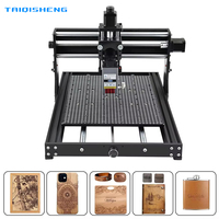 Máquina de Corte y Grabado CNC 500W 4030 Pro (Láser No Incluido) para Metal, Madera, Plástico, Acero Inoxidable, Cuero, Compatible con Múltiples Formatos