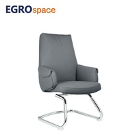 Solution de mobilier de conférence personnalisée EGROspace, chaise de bureau ergonomique pivotante en cuir réglable