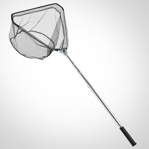 Épuisette pliante en acier inoxydable, Épuisette à leurre, Canne télescopique, Sac de rangement pour filet de pêche, Épuisette pliante télescopique - Product Image 4