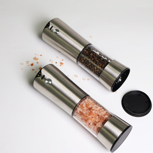 Electric <b>Pepper</b> <b>Grinder</b> Stainless Steel Rechargeable Automatic Salt And <b>Pepper</b> Mill USB Charging 54X181Mm - Product Image 1