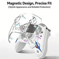 Control de Juego Inalámbrico BT Personalizado de Fábrica para Switch, IOS, PC, P4 con Joystick con Sensor Hall y Pantalla LCD