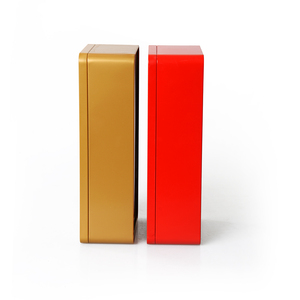 Tái chế biểu tượng tùy chỉnh cookie hình chữ nhật Quà Tặng kim loại bao bì hộp thiếc - Product Image 6