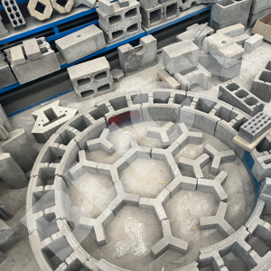 Blocs de fabrication de machines Machine à mouler le béton Ligne de production en usine de blocs Machines pour la fabrication du ciment - Product Image 6