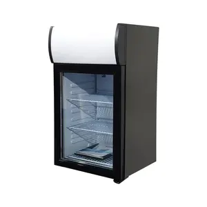 42 lít dẫn ánh sáng nhỏ gọn tủ lạnh sinh tố thanh hiển thị Máy làm lạnh với hệ thống rã đông thuận tiện