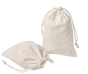 Heavy Duty Cotton Drawstring Bags Letter Pattern Customizable Size for Daily Use Travel for Gifts Groceries Outdoor Activities - Product Image 2