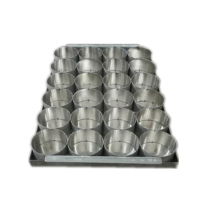 Tùy Chỉnh Thép Không Gỉ Tráng Miệng Trứng Tart Pie Baking Khuôn Khay Mini Muffin Cupcake Baking Pan - Product Image 1