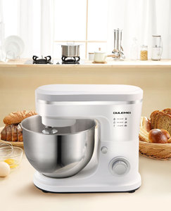 Batteur sur socle OULEMEI 5 vitesses 3,5 L alimenté par USB avec bol mélangeur pivotant pour pain, gâteau, pâte et œufs - Product Image 6