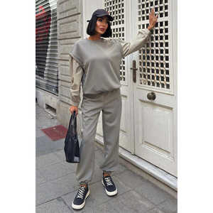 Conjunto de Traje para Mujer S6K Modal, Manga Larga, Tejido Transpirable, Casual, Primavera, Color 10249 - Product Image 5