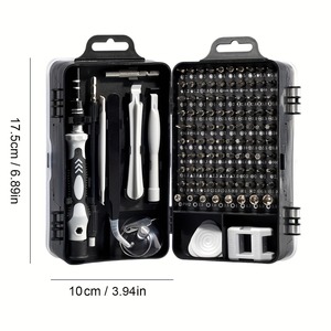 Jeu <span class=keywords><strong>de</strong></span> tournevis <span class=keywords><strong>de</strong></span> précision avec embouts magnétiques et étui en plastique pour la <span class=keywords><strong>réparation</strong></span> d'électronique, <span class=keywords><strong>de</strong></span> téléphones, d'ordinateurs et <span class=keywords><strong>de</strong></span> projets <span class=keywords><strong>de</strong></span> bricolage - Product Image 2