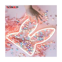 Enseigne lumineuse à LED personnalisée Décoration murale veilleuse Donut néon lueur pour magasin de desserts Plage Magasin Enseigne lumineuse avec logo personnalisé
