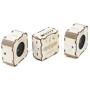 Kit électronique éducatif DIY OKYN-G5772, haut-parleur en bois avec prise en charge USB, carte TF et Aux pour les étudiants - Product Image 4