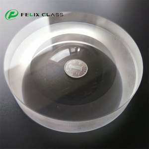 Lente Esférica Plano-Convexa de Vidrio Óptico FELIX K9/Sílice Fundida/B270, Diámetro Grande de 100 mm - Product Image 2