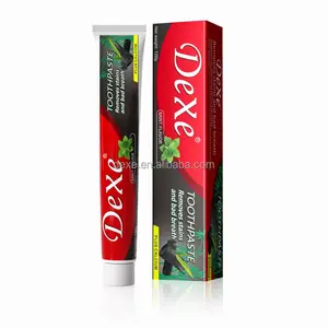 Dexe Customized Nature Organic Bamboo Charcoal Toothpaste Teeth Fluoride Free Foam Whitening Toothpaste Private Label