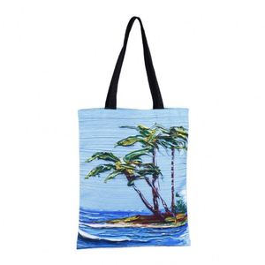 Customizable Eco-Friendly Reusable <b>Canvas</b> Cotton Tote Bag Recycled Blank <b>Plain</b> with Logo Letter Pattern - Product Image 5