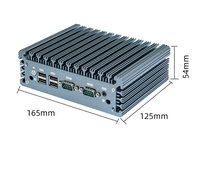 Mini PC Industrial Intel Core I3 I5 I7 de Doble Núcleo, 6 Puertos USB, 2 Puertos COM, 2.5G, Gráficos HD, SSD, Nuevo, DDR3, 15W, Compatible con Linux, para Juegos
