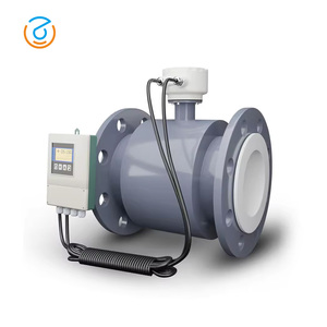Débitmètre magnétique numérique à impulsion de type split à prix préférentiel RS485 MODBUS HART pour eaux usées - Product Image 5
