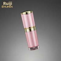 Flacon pompe airless double couche en PS acrylique 15 ml, distributeur de parfum et de crème, emballage personnalisé pour soins de la peau, directement de l'usine