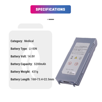 Baterai Pengganti Li-ion 14.8V 5200mAh 5120410-2 5422172 TWBP42 untuk USG Medis LOGIQ-e LOGIQ-i Vivid-e
