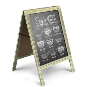 Tabellone decorativo in legno A-Frame con cartellone pubblicitario magnetico - Product Image 2