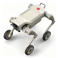 Robot quadrupède sur roues Gang Ben L2-W, charge utile de 16 kg, vitesse de 3,7 m/s, pour les entreprises d'inspection et les laboratoires de recherche en robotique ZY