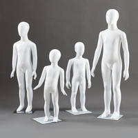 Mannequins Enfant Entiers en Plastique, Présentoirs de Vêtements pour Enfants en Position Debout