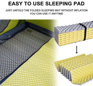 Woqi materasso da campeggio pieghevole portatile IXPE Foam tappetino da campeggio cuscino per dormire leggero colorato - Product Image 2