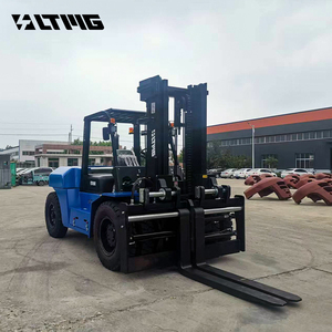 Ltmg מפעל מחיר כבד חובה מלגזה 7 טון 8 טון 10 טון דיזל מלגזה עם צד positioner וצמיגים קדמי כפול - Product Image 3