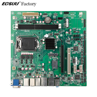 Nouvelle carte mère Micro ATX de qualité supérieure avec processeur Intel LGA1150, DDR3 jusqu'à 16 Go, 14 ports USB, SATA, 12 ports COM, double LAN, VGA