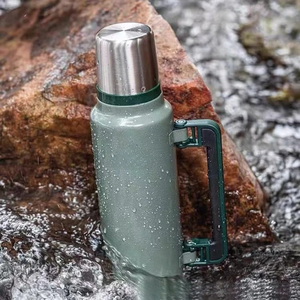 Bouteille isotherme de très grande capacité, tasse isotherme en acier inoxydable, gourde isotherme portable, tasse cadeau d'affaires - Product Image 2