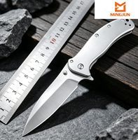 Couteau de poche pliable EDC de survie pour le camping, lame 8Cr13Mov pour la chasse