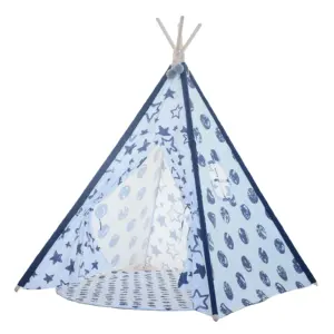 Love Tree Indian children's tent Indoor play house Nordic printed cotton tent Baby toy house Four-pointed tent