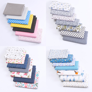 Tissu à motifs de fleurs en coton, fournitures de <span class=keywords><strong>couture</strong></span> élastiques, <span class=keywords><strong>Patchwork</strong></span>, fait à la main, bricolage domestique, nouvelle collection - Product Image 2