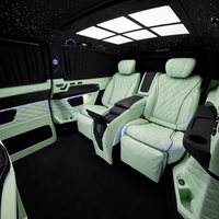 Kit de conversion intérieur VIP complet pour Mercedes Classe V W447, tableau de bord incurvé, tables doubles, sièges capitaine, lit, OEM