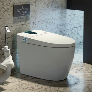 Asiento de Inodoro Inteligente Vogo con Control Remoto, Bidé de Acero Inoxidable, Acabado Negro Brillante Cuadrado para Baños Públicos - Certificado SAA - Product Image 2