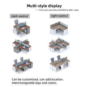 Bảng Điều Khiển Bàn Máy Tính Nhân Viên Màu Trắng ODM Của Nhà Sản Xuất Trạm Làm Việc Phân Vùng Bàn Làm Việc Phân Vùng Bàn Làm Việc Văn Phòng - Product Image 4
