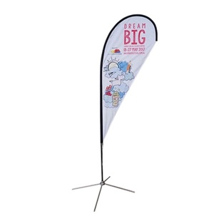 Fabrication polyester extérieur télescopique standard larme drapeau de plume - Product Image 1