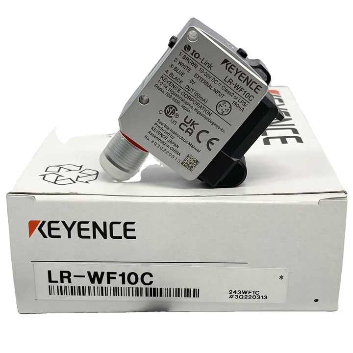 ☆美品☆ KEYENCE LR-W500C + OP-88025 キーエンス アンプ内蔵型 ホワイトスポット光電センサ  Models : Self-Contained Full-Spectrum Sensor - LR-W series