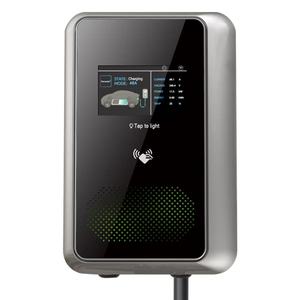 เครื่องชาร์จรถยน<span class=keywords><strong>ต</strong></span>์ไฟฟ้าแบบติดผนัง 7kW-22kW, 230V/400V ได้รับการรับรองมาตรฐาน CE/UL/FCC ชนิดที่ 2 OCPP1.6J IP65 หน้าจอ LCD 4.3 นิ้ว สำหรับใช้ในที่พักอาศัยและเชิงพาณิชย์ - Product Image 3
