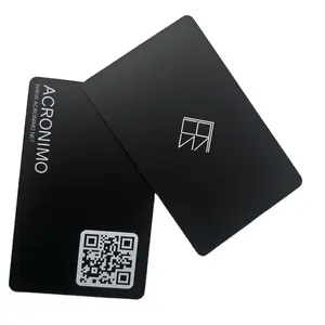 Cartão de impressão personalizada ic3cs com código qr personalizado e nfc