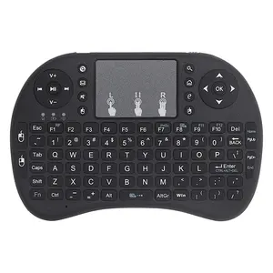 Grosir Remote Control Multi-media khusus dan fungsi Touchpad Keyboard Mini genggam 2.4Ghz Mouse Keyboard nirkabel kombo