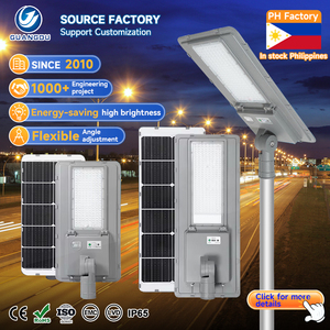 โคมไฟถนนกลางแจ้งประสิทธิภาพสูง IP65ไฟ LED พลังงานแสงอาทิตย์แบบ SMD 100W 200W 300W 500W - Product Image 1