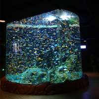 Aquarium cylindrique Prix d'usine Aquariums en verre acrylique et accessoires Écologique 5L
