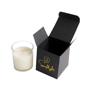 Tùy Chỉnh Có Thể Tái Chế Đôi Bên Tại Chỗ UV In Tự Động Khóa Dưới Vuông Giấy Hương Thơm Nến Hộp Bao Bì - Product Image 5