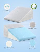 Bettkeil kissen für nach der Operation Memory Foam Kühlkeil kissen mit Tragegriff Dreieck Schaum kissen Wasch barer Bezug