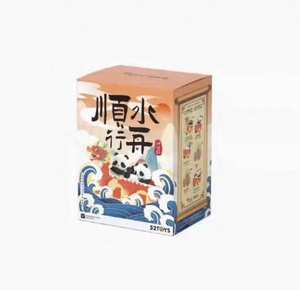 52TOYS PandaRoll Barca sul <span class=keywords><strong>Fiume</strong></span> Scatola Misteriosa Giocattoli Panda Barca Lunga Regalo Festivo Artigianale - Product Image 2